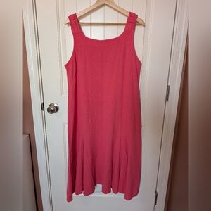 Oh My Gauze! Lucy Cotton Maxi Dress W2 Hot Pink